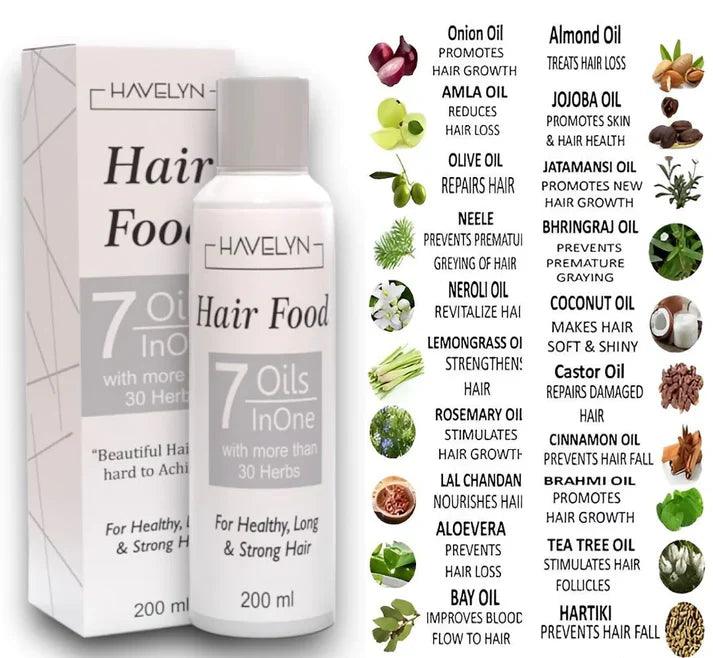 Hair Food - 7 in 1 Oils For Hair Growth & Volume Panda shop