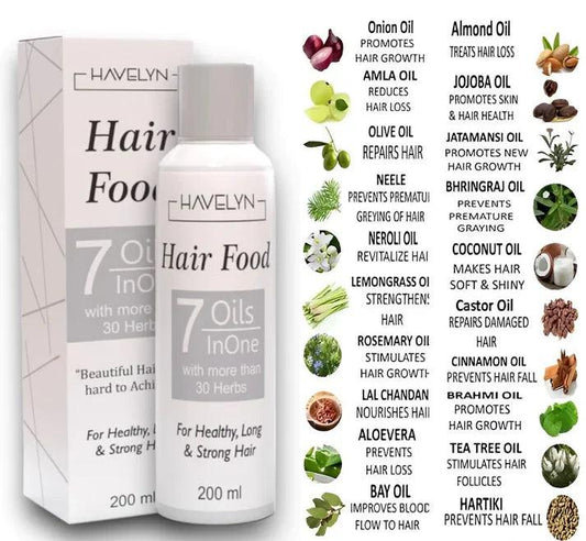 Hair Food - 7 in 1 Oils For Hair Growth & Volume Panda shop