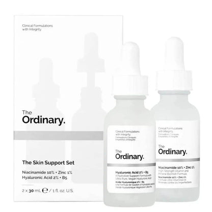 The Ordinary  Hyaluronic Acid with 2% + B5 (30 ml) and Niacinamide 10% + Zinc 1% (30 ml) Facial Kit axent.pk