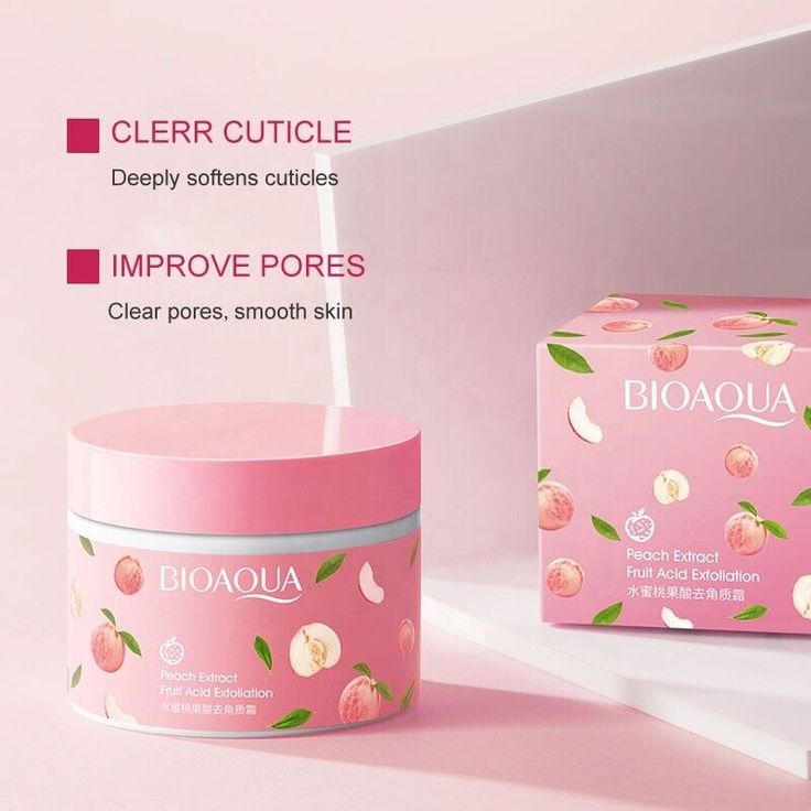 Bioaqua Peach Extract Fruit Acid Exfoliating Face Gel Cream 140g