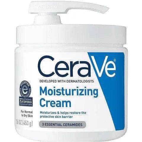 Cerave Moisturizing Cream For Normal To Dry Skin Pump 453g axent.pk