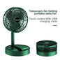 Folding Telescopic Floor Fan 3 Gears Summer Silent Desktop Retractable Fan For Office Bedroom School Usb Ventilator (random Color ) axent.pk