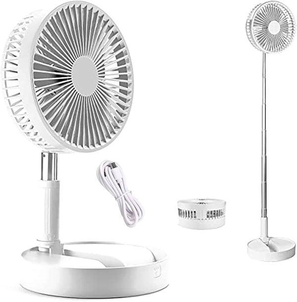 Folding Telescopic Floor Fan 3 Gears Summer Silent Desktop Retractable Fan For Office Bedroom School Usb Ventilator (random Color ) axent.pk